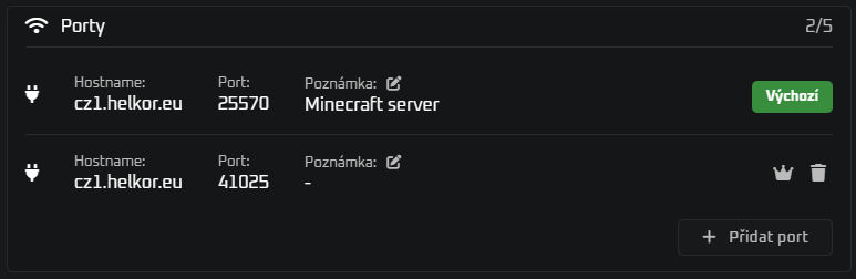 Helkor.eu porty